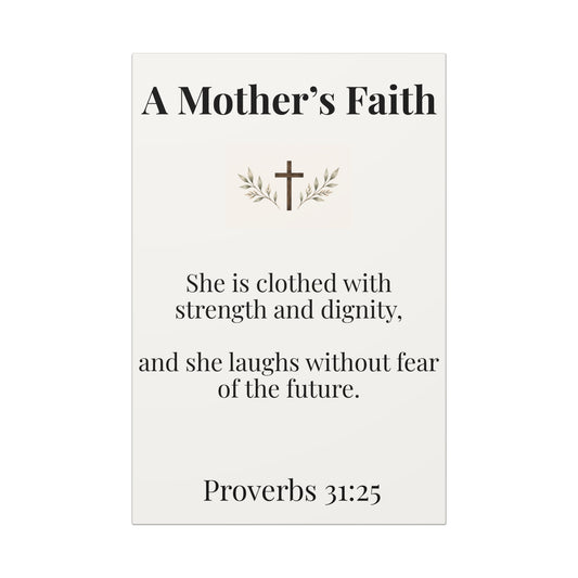 A Mother’s Faith Canvas