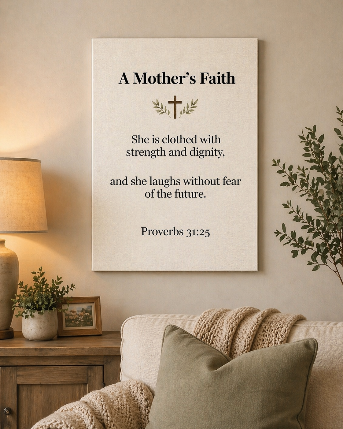 A Mother’s Faith Canvas