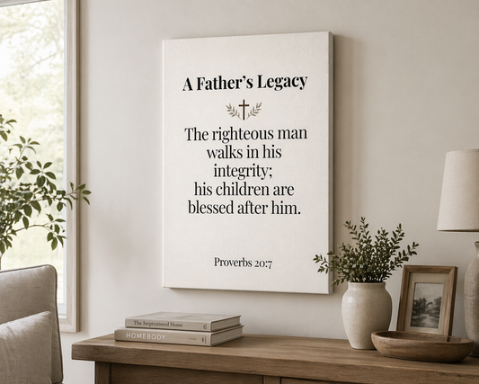 A Father’s Legacy Canvas