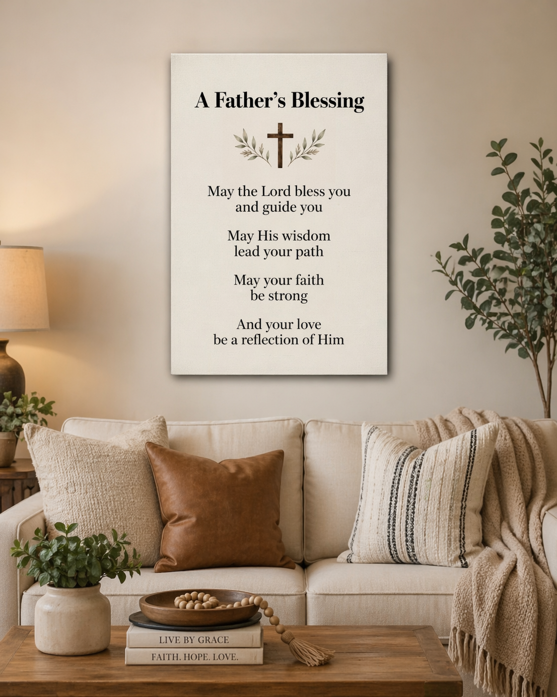 A Father’s Blessing Canvas